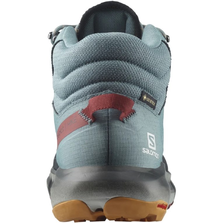 Salomon Predict Hike Mid GTX Men's Hiking Boots Turquoise / Black | CA 61C4